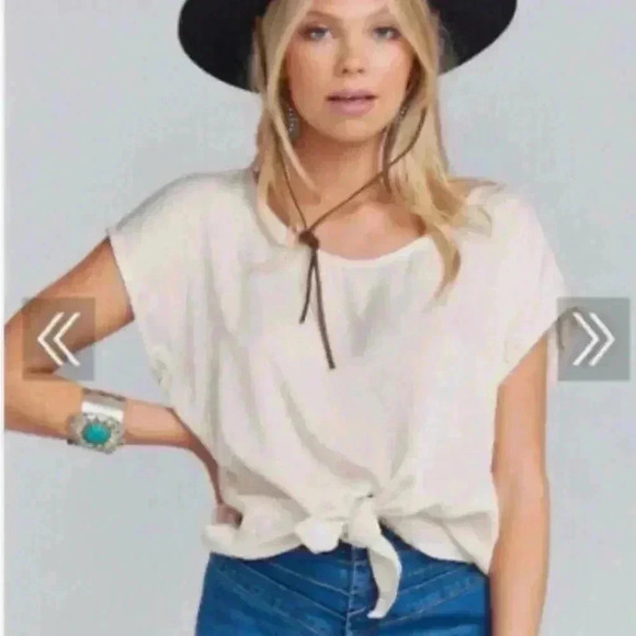 Show Me Your MuMu Tops - Show me your MuMu tie blouse Katrina